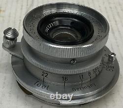 Ernst Leitz Wetzlar Leica Summaron F=3.5cm 13.5 Lens Screw Mount Camera Lens