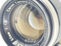 Exc+4 Canon 50mm f/1.8 Leica L mount L39 LTM Lens From JAPAN