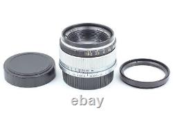 Exc+5 Canon 35mm F/1.8 MF Lens LTM L39 Leica Screw Mount withCaps From JAPAN