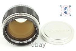 Exc+5 Canon 50mm f/1.2 LTM L39 Lens w Metal Cap Leica Screw Mount Manual JAPAN