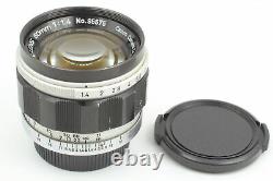 Exc+5 Canon 50mm f/1.4 Lens LTM L39 Leica Screw Mount withCaps From JAPAN