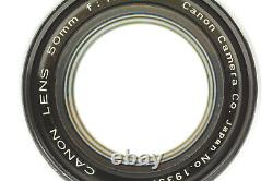 Exc+5 Canon 50mm f/1.4 Lens Leica LTM L39 Screw Mount From JAPAN