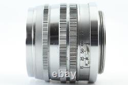 Exc+5 Canon 50mm f/1.8 L L39 Leica Screw Mount LTM Lens Silver From JAPAN