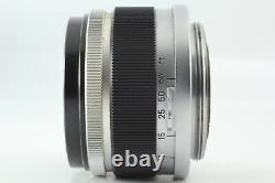 Exc+5 + Case? Canon 35mm f/2.8 Leica Screw Mount L39 Lens Black From JAPAN 775