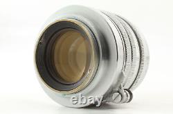 Exc+5/ Hood Canon 50mm f/1.8 Silver LTM L39 Leica Screw Mount Lens From JAPAN