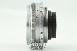 Exc+5 withCap Canon 25mm f/3.5 LTM lens Leica Screw Mount L39 From JAPAN