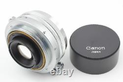 Exc+5 with 28mm Finder Canon 28mm f/2.8 Leica Screw Mount L39 LTM From JAPAN