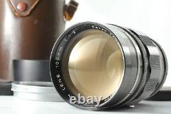 Exc+5 with Hood? Canon 100mm f/2 L39 LTM Leica Screw Mount Lens From Japan