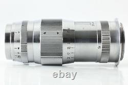 Exc+5 with Hood Canon L 100mm F/4 LTM L39 Leica Mount Portrait Lens From JAPAN
