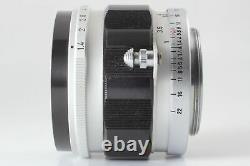 Exc+5 with Metal Hood Canon 50mm f/1.4 Lens LTM L39 Leica Screw Mount From JAPAN