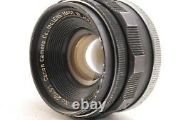 Exc++++ Canon 35mm f/2 L39 Leica Screw Mount LTM Wide Angle Lens From JAPAN