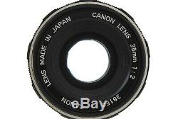 Exc+++++ Canon 35mm f/2 L39 M39 Leica Screw Mount LTM Lens from JAPAN 894