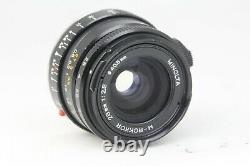 Exc? Minolta M-Rokkor 28mm f/2.8 Lens Leica M Mount For CL CLE from Japan