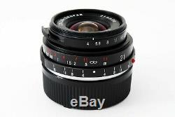 Exc++++Voigtlander Color-Skopar 21mm F4 P For VM Leica Mount from Japan 403869