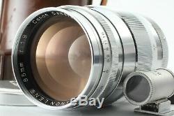 Exc+++ in Case Canon 85mm F1.9 Leica Screw Mount LTM L39 + Finder from Japan