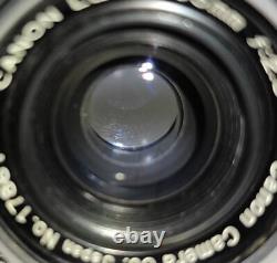 Excellent Canon 35mm F/2.8 Lens For L39 LTM Leica Screw Mount with Cap from JAPAN