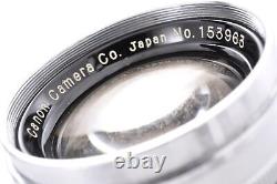 Excellent Canon 50mm f/1.8 L39 LTM Leica Screw Mount Lens withCaps From Japan
