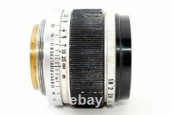 Excellent Canon 50mm f/1.8 Leica Screw Mount LTM L39 Rangefinder lens from Japan