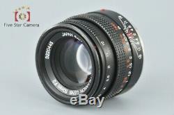 Excellent-! Konica M-HEXANON 50mm f/2 Leica M Mount Lens