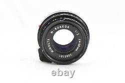 Excellent +++++ MINOLTA M-ROKKOR 40mm f/2 Leica M mount Lens from JAPAN