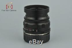 Excellent-! Voigtlander ULTRON 35mm f/1.7 Black L39 LTM Leica Thread Mount Lens