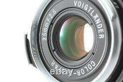 FedExBOXED N MINT++ Voigtlander Color Skopar 35mm f2.5 PII For Leica M Mount