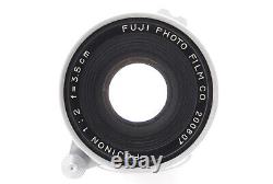 Fuji Fujinon 3.5cm 35mm f/2 LTM L39 Leica Screw Mount Lens From JAPAN Exc+4