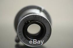 German Lens Leica Leitz Elmar 5cm f/3.5 50mm for M39 Mount