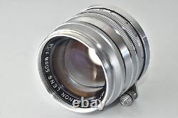 Hood Near MINT Canon 50mm f1.8 Silver Leica Screw Mount Lens L39 LTM Filter