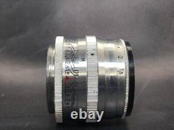 Jupiter-3 5cm F/1.5, Red P USSR Sonnar Lens For FED Zorki Leica M39 mount
