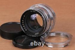 Jupiter-8 50mm f/2.0 Silver lens mount M39 L39 Adapter for Leica, FED, Sonnar