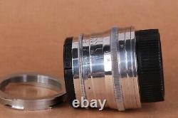 Jupiter-8 50mm f/2.0 Silver lens mount M39 L39 Adapter for Leica, FED, Sonnar
