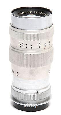 Komura 3.5/105mm lens chrome for Leica Screw Mount