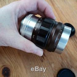 Komura 80mm f1.8 mount Leica SM Lens (LTM / L39) Rare