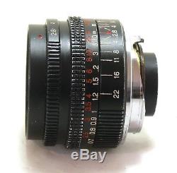 Konica 28mm f/2.8 M-Hexanon lens, Leica M mount EXC+