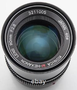 Konica M-Hexanon 2.8 90mm Portrait Lens Leica M Mount