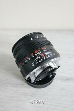 Konica M Hexanon 50mm f/2.0 KM / Leica M mount pristine