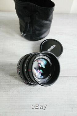 Konica M Hexanon 50mm f/2.0 KM / Leica M mount pristine