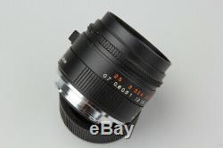 Konica M Hexanon M-Hexanon 35mm f/2 f2 Manual Focus Lens, For Leica M mount