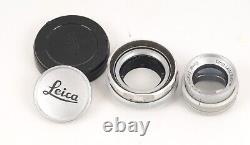 LEICA LEITZ Wetzlar Elmar 9cm F4 Visoflex Lens with M MOUNT Adaptor (0522BL)