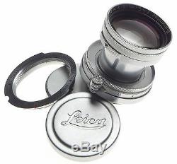LEICA SUMMITAR 12 f=5cm M39 screw M mount rangefinder camera lens 2/50 filters