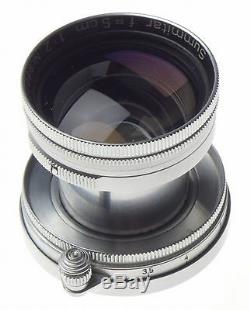 LEICA SUMMITAR 12 f=5cm M39 screw M mount rangefinder camera lens 2/50 filters