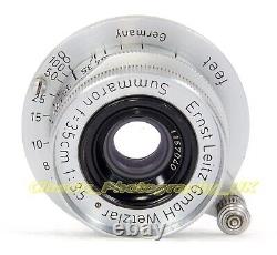 LEICA Summaron f=3.5cm 13.5 SUMMARON 35mm F3.5 Lens by Leitz Wetzlar in 1958