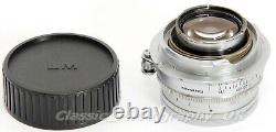 LEICA Summicron f=5cm 12 SUMMICRON 2/50mm Ernst LEITZ Wetzlar Lens made in 1954