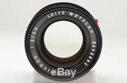 LEITZ WETZLAR LEICA SUMMICRON 50mm F2 Ver. II Black MF Lens for M Mount #190704am