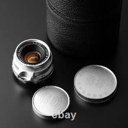 LIGHT LENS LAB M 35mm f/2 for Leica M mount camera =Silver=