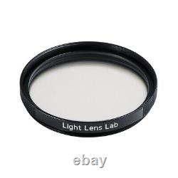 LIGHT LENS LAB M 35mm f/2 for Leica M mount camera with filter set =Black Paint=