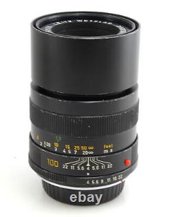 Leica 100mm F4 Macro Elmar R 3 Cam for Leica R Mount Cameras