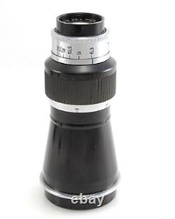 Leica 10.5cm F6.3'Mountain' Elmar Lens for Leica L39 Screw Mount. Inc. Caps