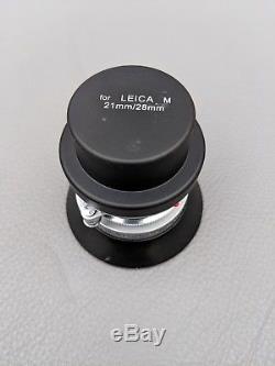 Leica 21mm Super-Angulon 14/21 (M-mount) + rear cap + hood